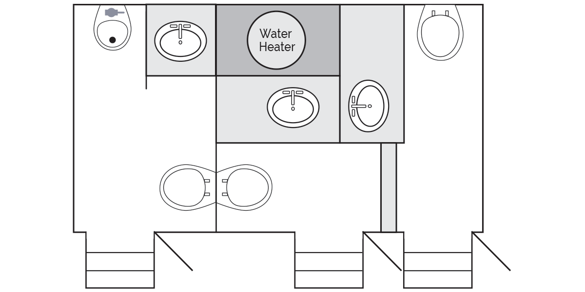 CP-3 PLUS Portable Restroom Trailer, Diagram
