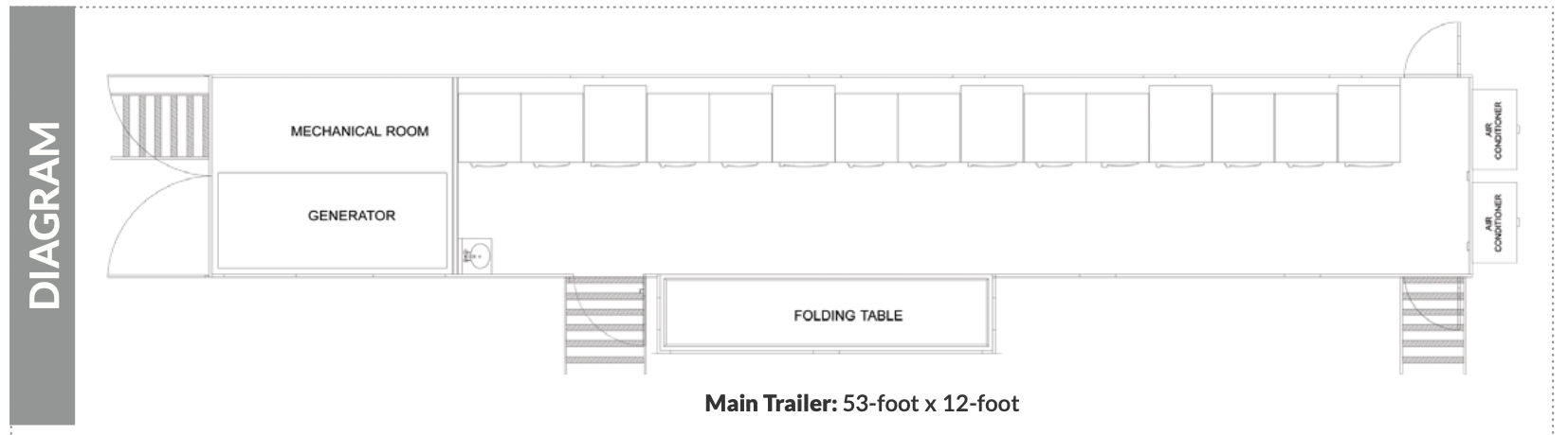 53 Foot Laundry Trailer